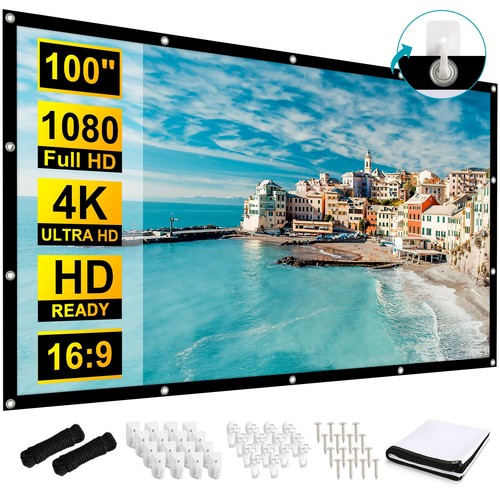 Projector screen 100 inch - projector, 100-inch